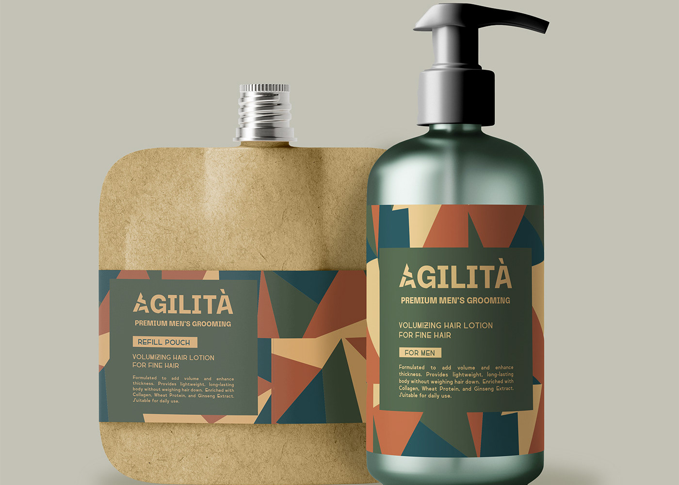 Sustainable Packaging: Agilitá' Premium Men’s Grooming