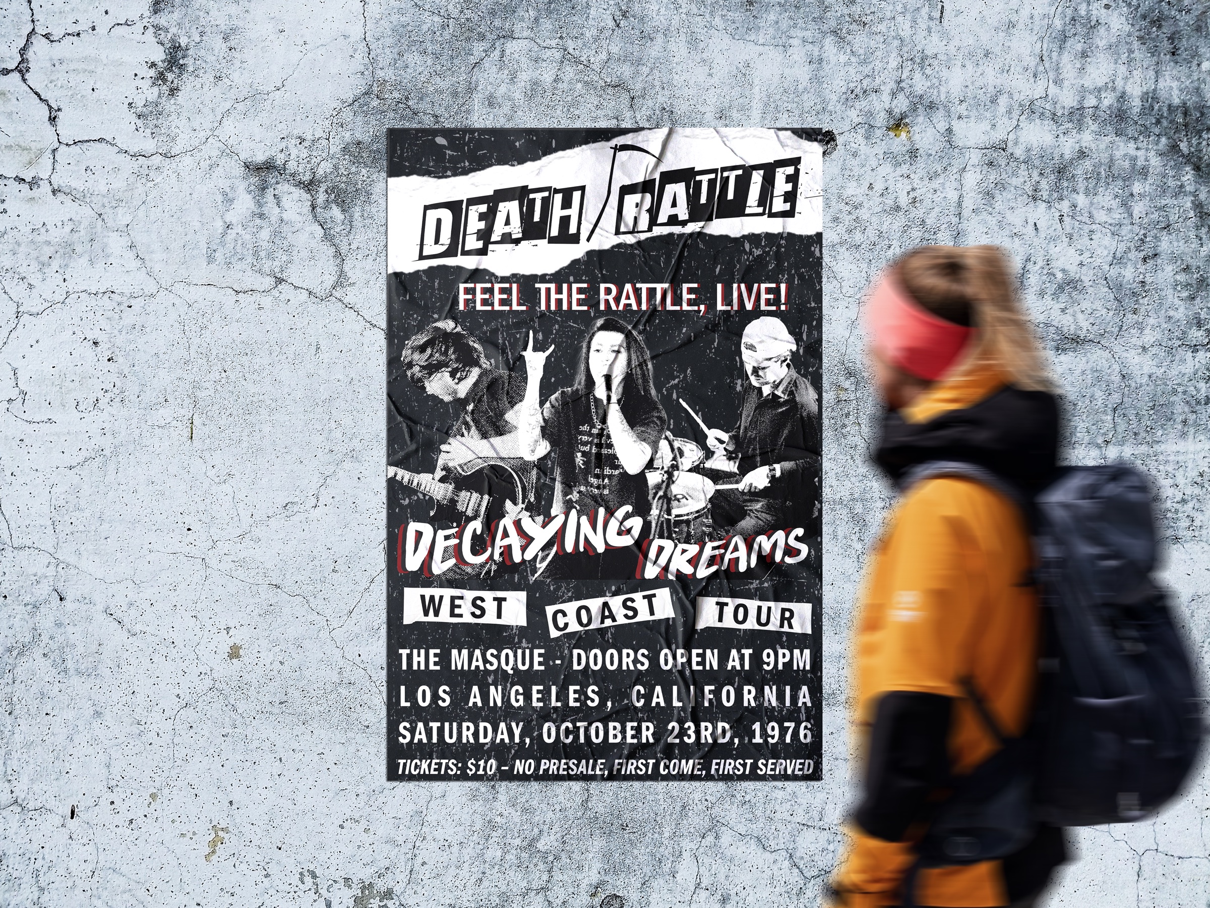 Concert Ticket | Dimensions: 3.7” x 1.5” | Medium: Print Design | Date – October 2024