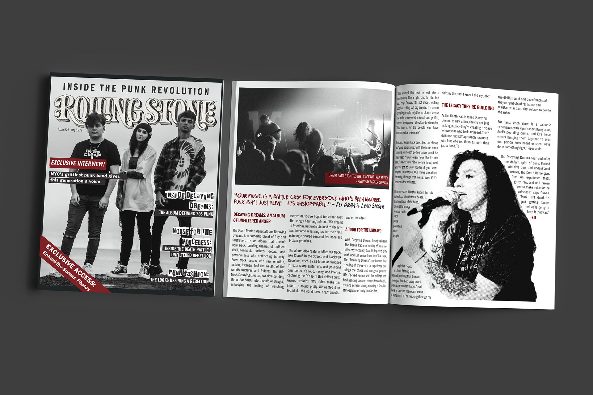 Dimensions: 9.69” x 11.75” | Medium: Editorial Design | Date – November 2024