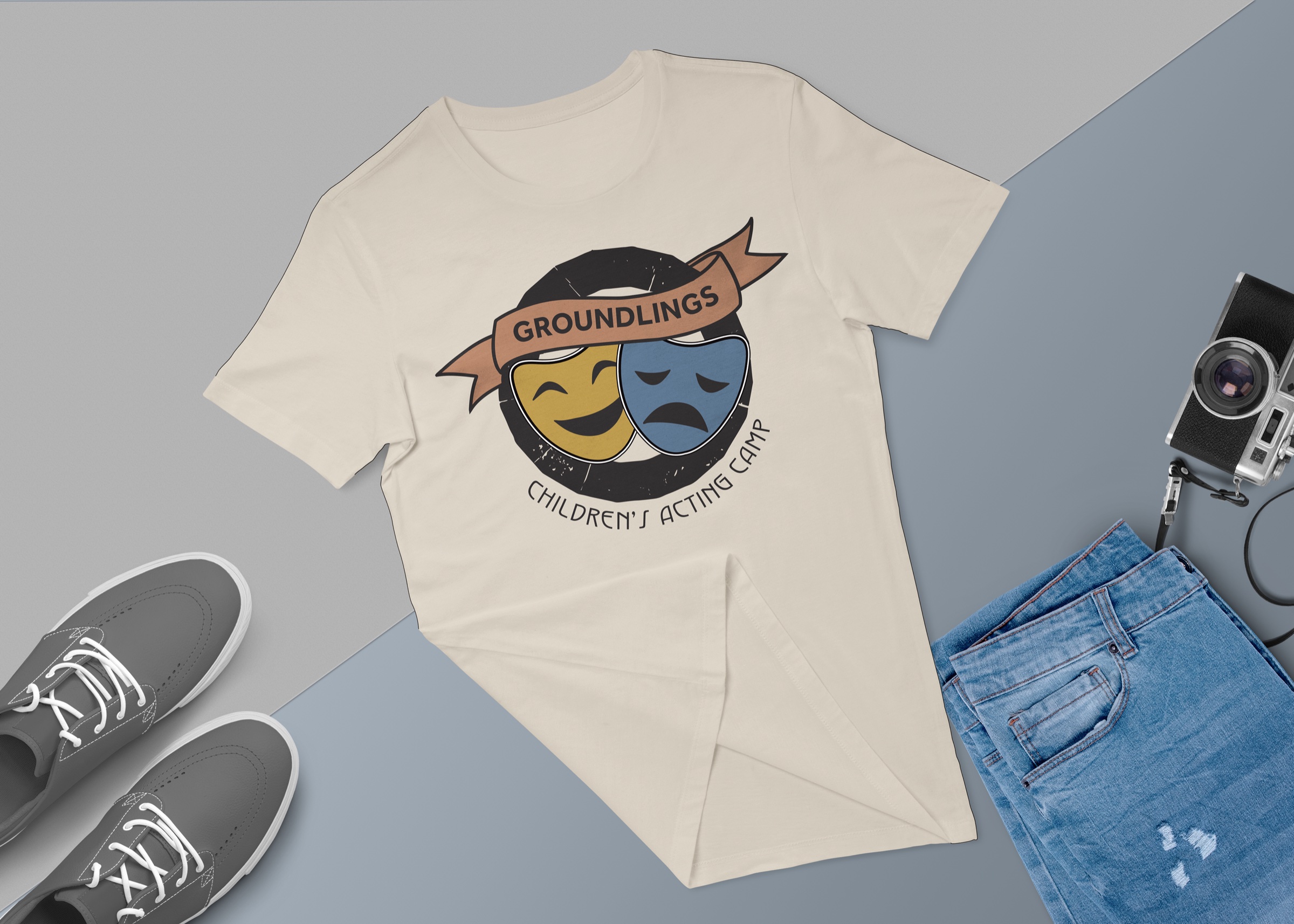 Groundlings Acting Camp: Secondary Logo Design