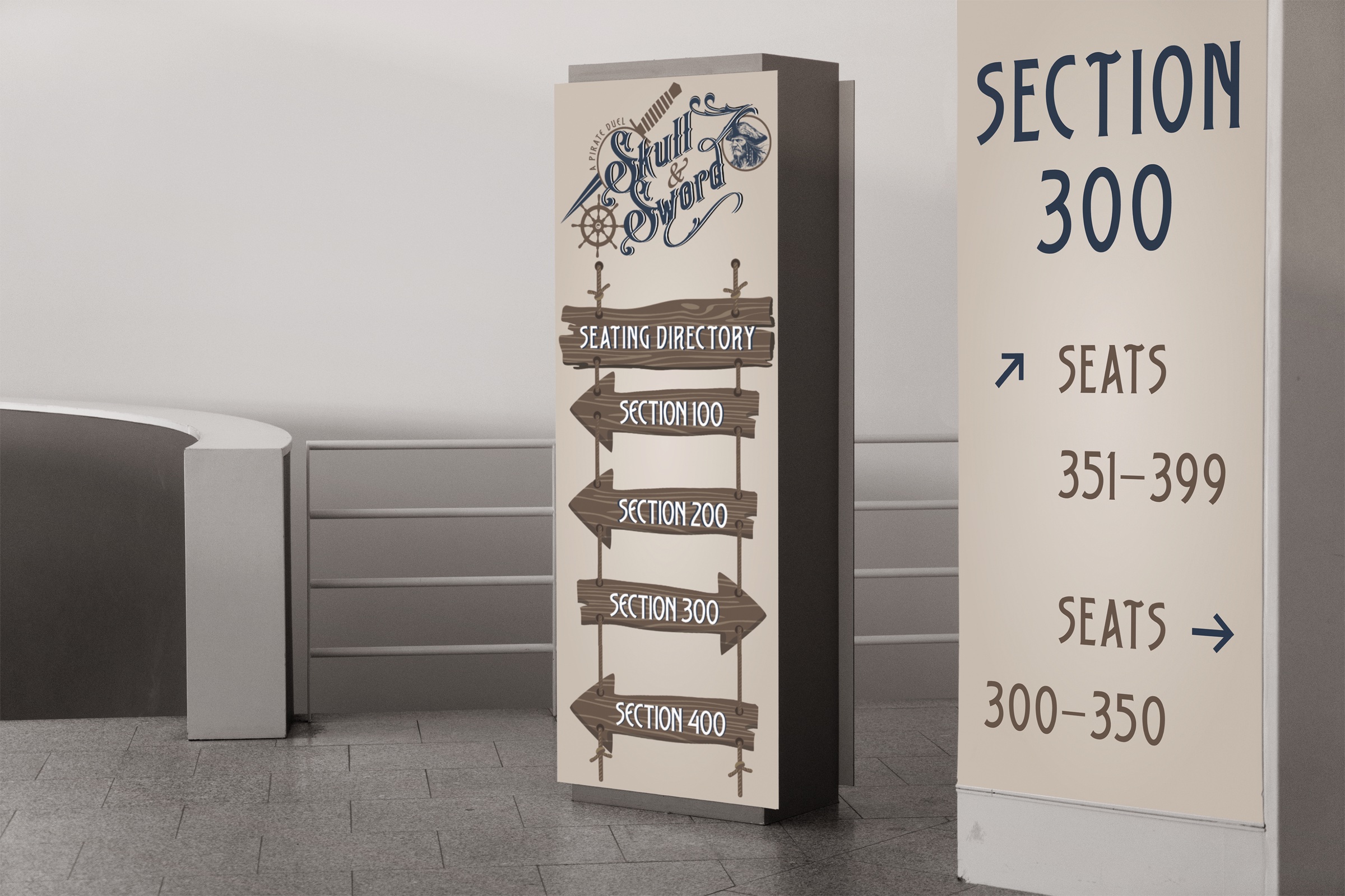 Wayfinding| Dimensions: 6ʼ9” x 2ʼ5” & 6ʼ9” x 3ʼ0” | Medium: Print Design | Date: October 2024