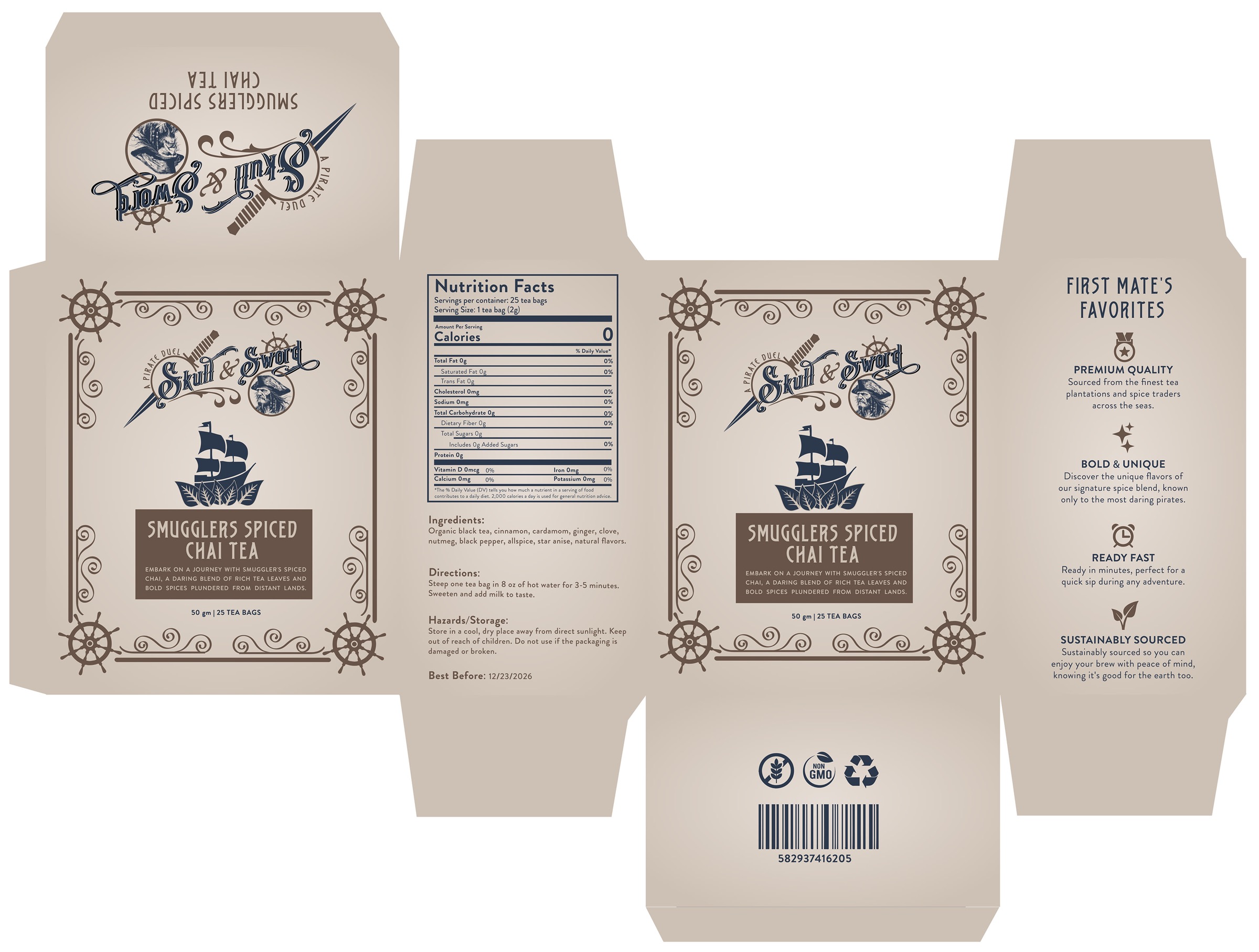 Packaging Design | Dimensions: 4” x 5” x 2” | Medium: Digital Packaging Design | Date: October 2024